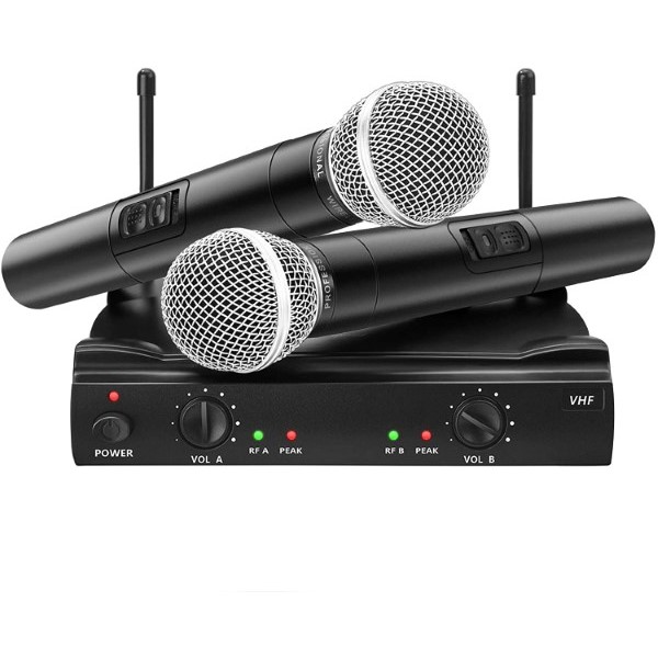Dynamic microphone EIVOTOR UHF Black (2 pcs) (Refurbished A+)